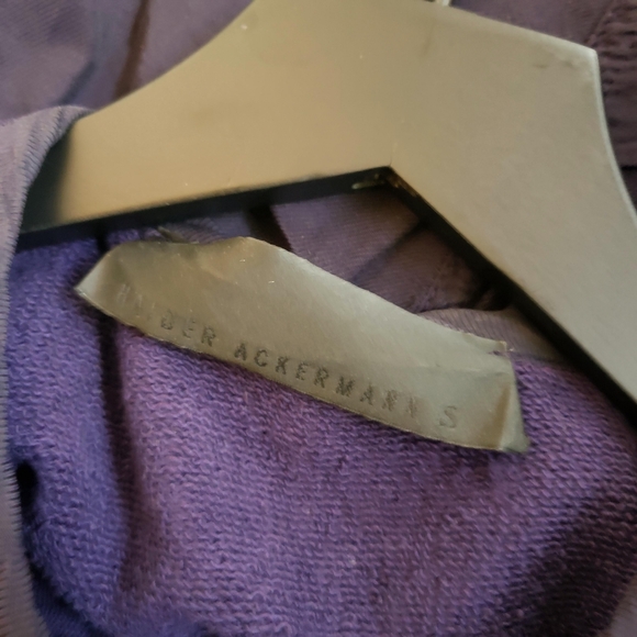 ❌SOLD❌Haider Ackerman Eggplant Purple Perth Bomber - Picture 3 of 3